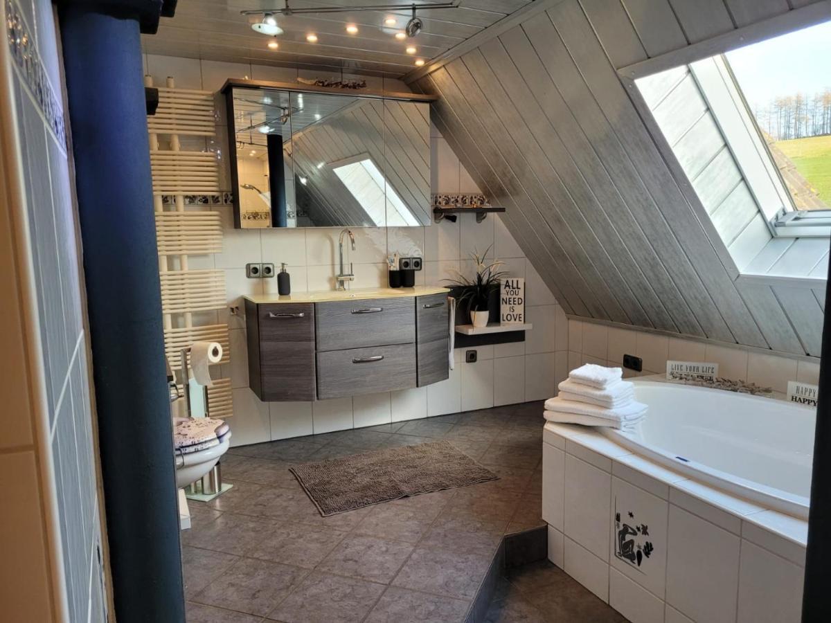 Ferienwohnung Fitness Entspannung Sauna Im Westerwald Derschen المظهر الخارجي الصورة