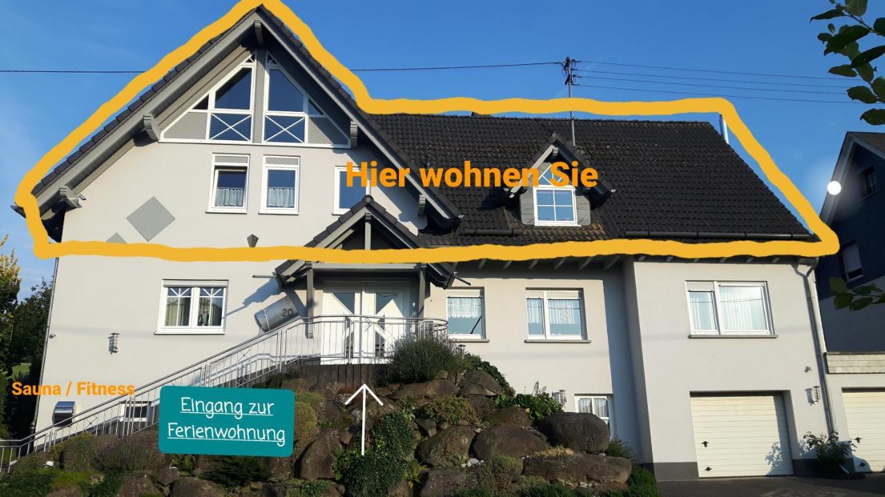 Ferienwohnung Fitness Entspannung Sauna Im Westerwald Derschen المظهر الخارجي الصورة