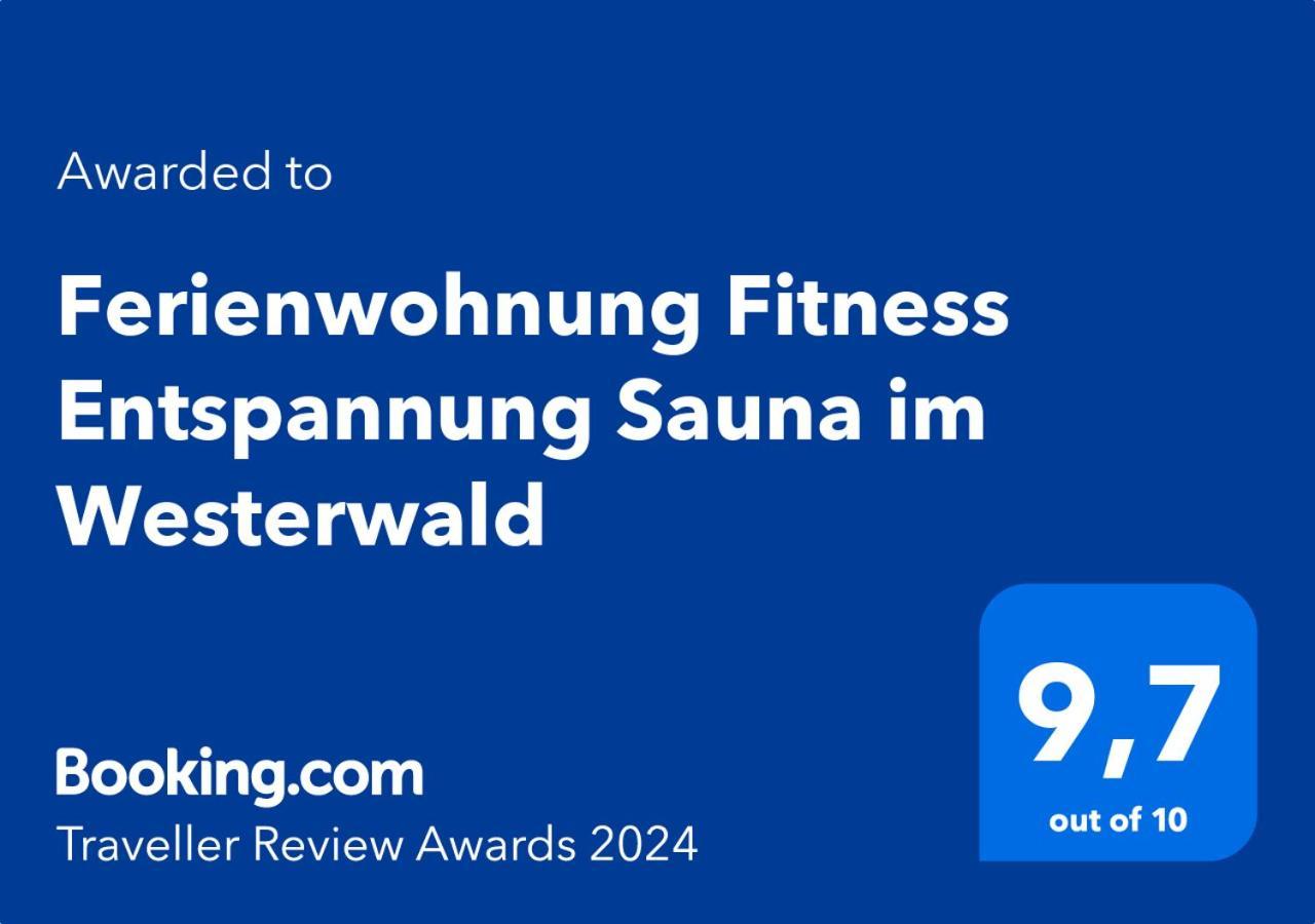 Ferienwohnung Fitness Entspannung Sauna Im Westerwald Derschen الغرفة الصورة